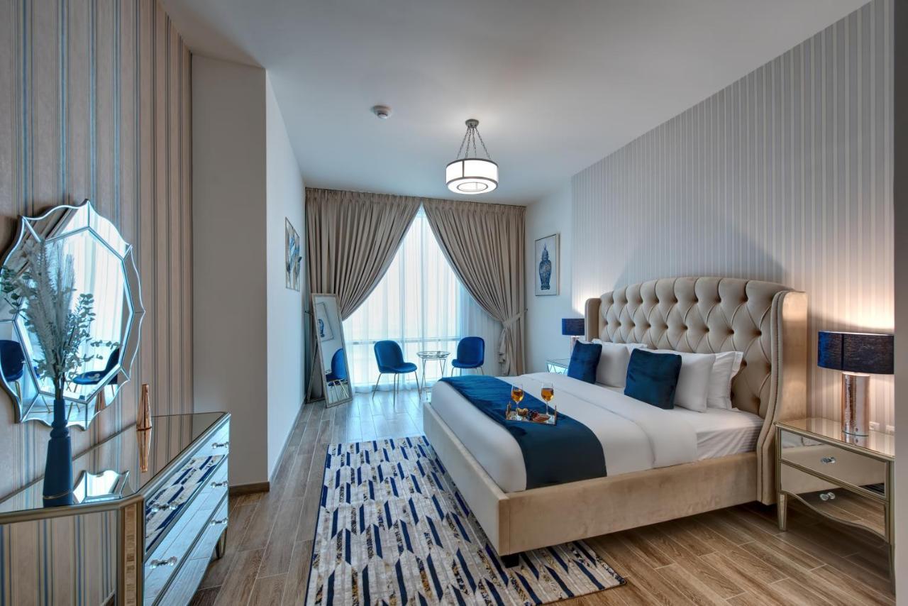 Durrani Homes - Lux 1Br At Al Habtoor Amna Tower Дубай Екстер'єр фото