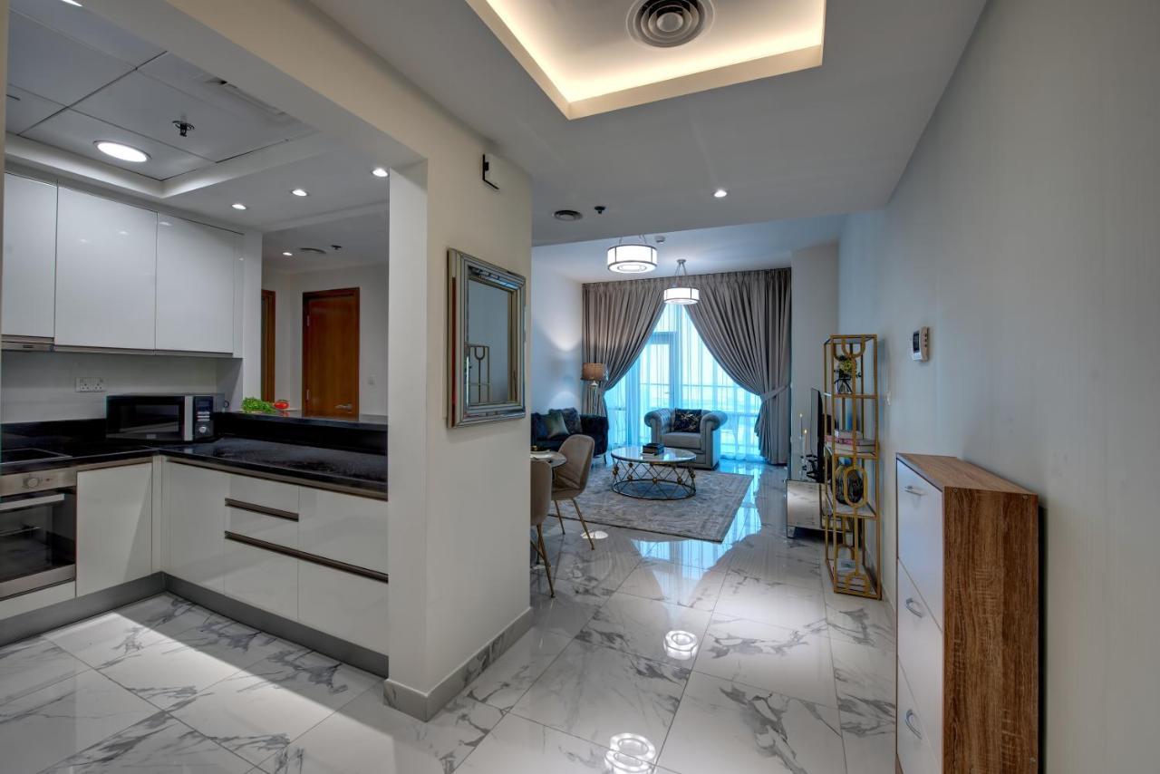 Durrani Homes - Lux 1Br At Al Habtoor Amna Tower Дубай Екстер'єр фото
