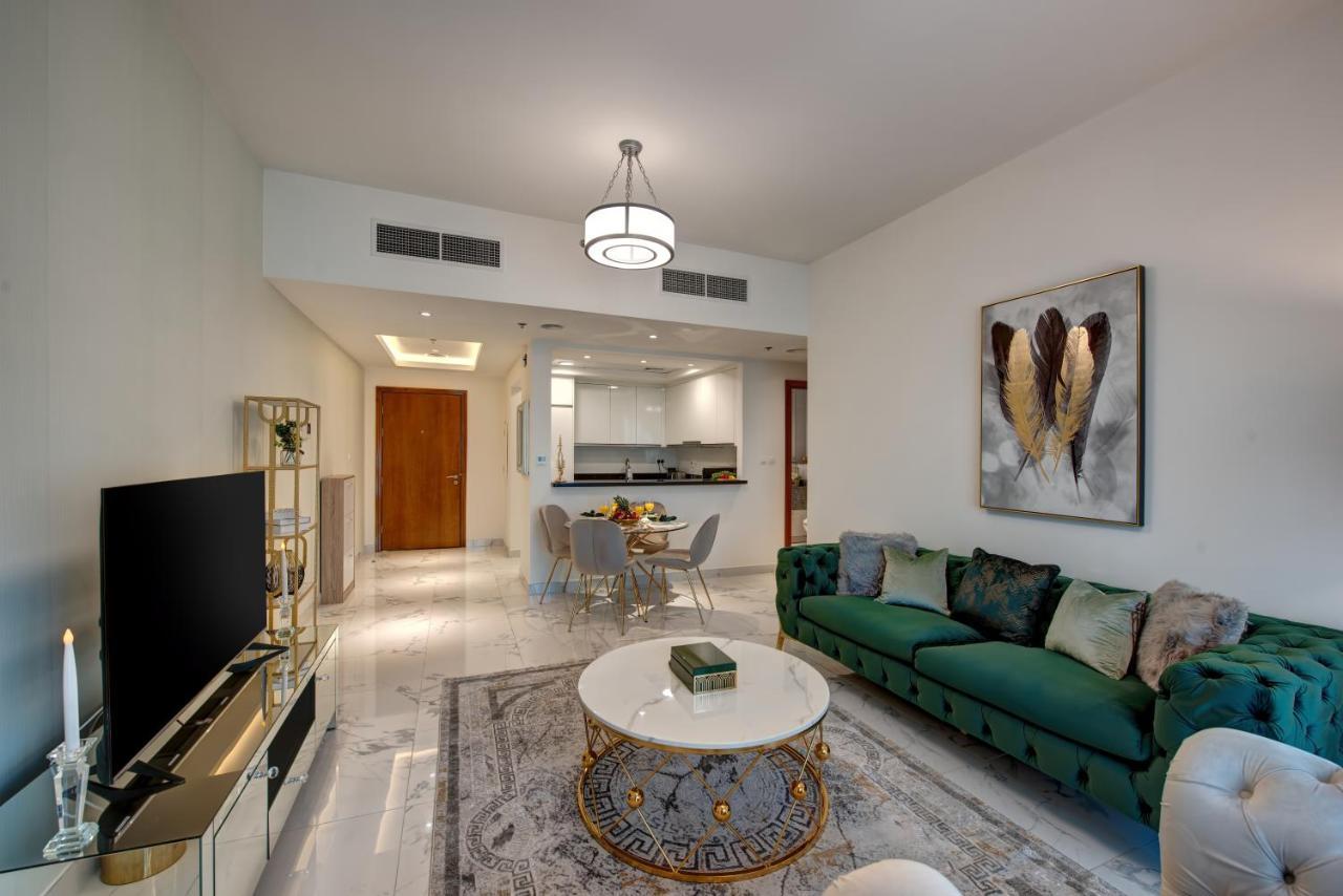 Durrani Homes - Lux 1Br At Al Habtoor Amna Tower Дубай Екстер'єр фото