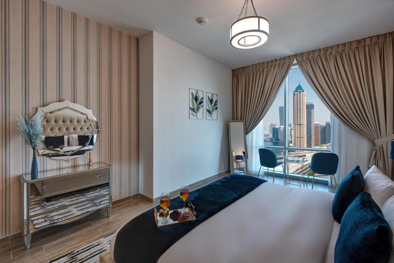 Durrani Homes - Lux 1Br At Al Habtoor Amna Tower Дубай Екстер'єр фото