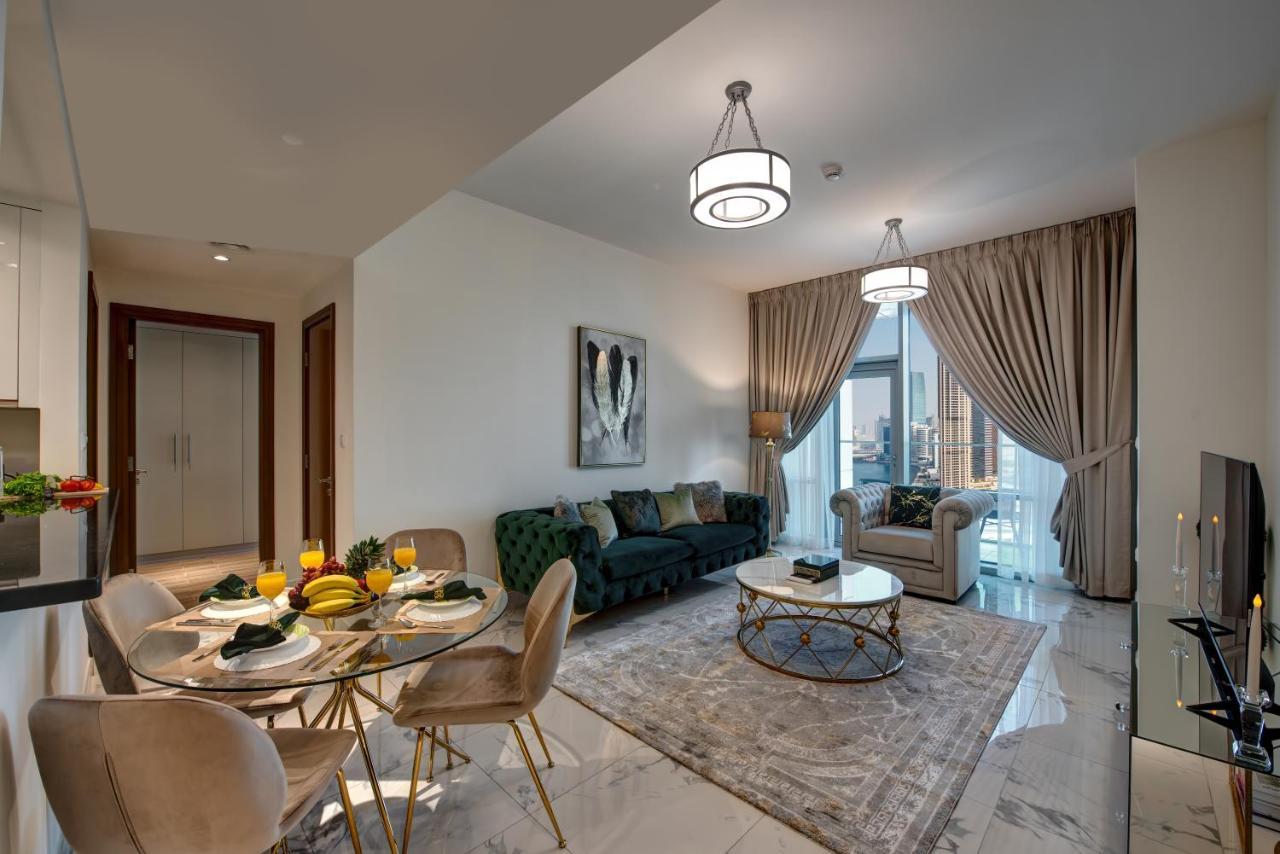 Durrani Homes - Lux 1Br At Al Habtoor Amna Tower Дубай Екстер'єр фото