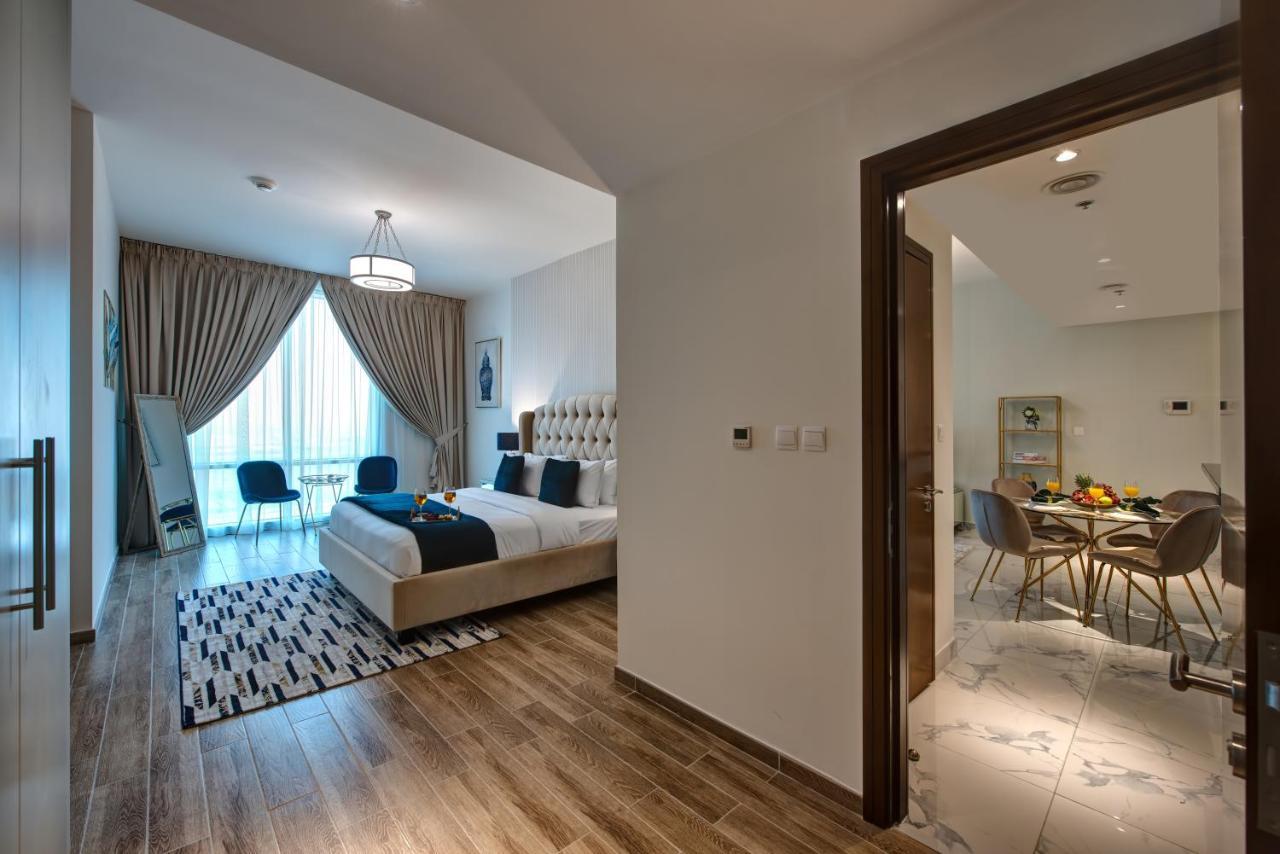 Durrani Homes - Lux 1Br At Al Habtoor Amna Tower Дубай Екстер'єр фото
