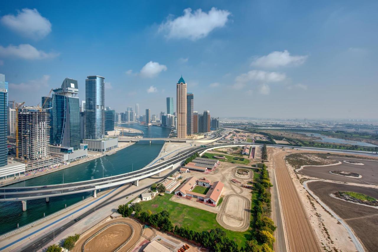 Durrani Homes - Lux 1Br At Al Habtoor Amna Tower Дубай Екстер'єр фото