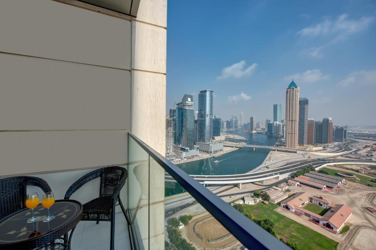 Durrani Homes - Lux 1Br At Al Habtoor Amna Tower Дубай Екстер'єр фото